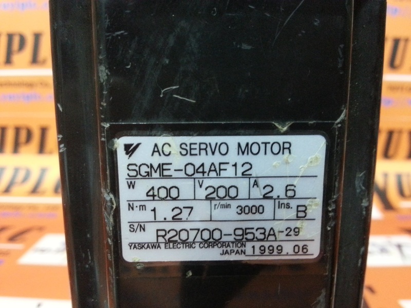 YASKAWA SGME-04AF12 AC SERVO MOTOR - PLC DCS SERVO Control MOTOR